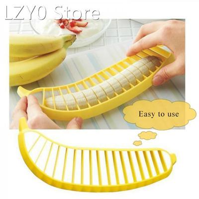 Kitchen Gadgets Plastic Banana Fruits Shredders Slicer Cutte