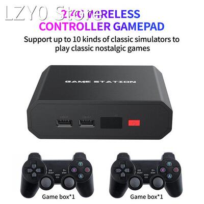 HDMI-Compatible Video Game Console Box+2.4G Dual Wireless Co