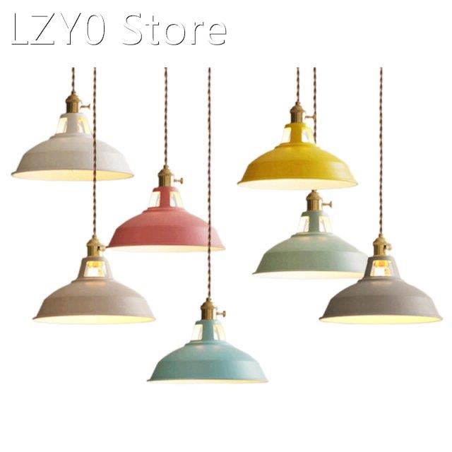 Dropshipping Nordic Loft Simple Pendant Lights LED Modern Cr
