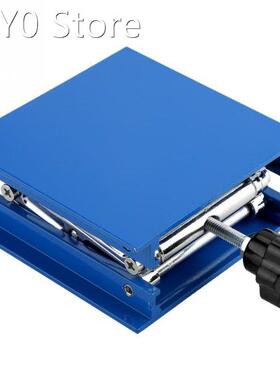 100 x 100mm Blue Electroplated Aluminum Lab Lifting Stand Ra