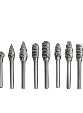 5Pcs/set 6mm Shank Tungsten Steel Milling Cutter Metal Grind