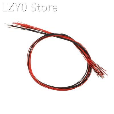 10Pcs 0402 Blue SMD LED Pre-soldered Micro Litz Wired Leads