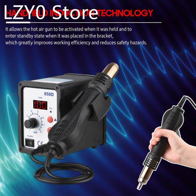Brushless Hot Air Rework Station LED Digital 100℃-480℃ (21
