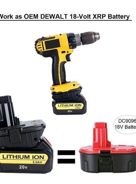 dawupine DCA1820 Battery Adapter For Dewalt 18V Ni-cd Ni-mh