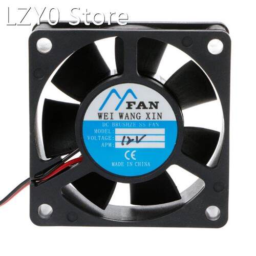 60mm×60mm×20mm DC 12V 2-Pin Cooler Brushless Axi