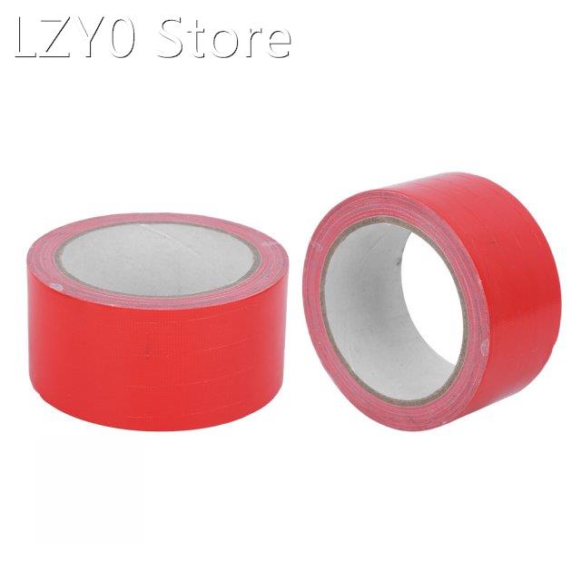 2Pcs High Viscosity Red Cloth Tape Waterproof Moisture-Proof
