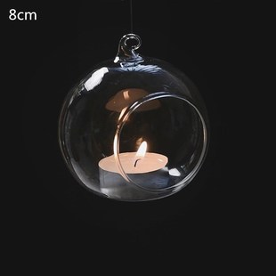 creative candle stand home decorative Crystal glass candle h
