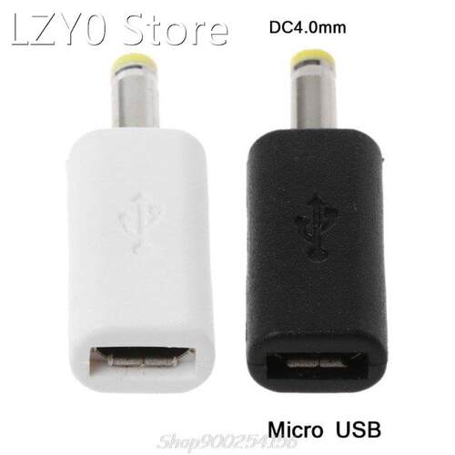 Micro USB Female To DC 4.0x1.7mm Male Plug Jack Converter Ad