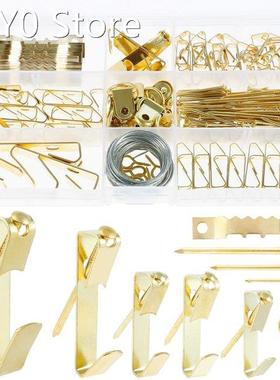 220/246Pcs Picture Hangers Kit 10/20/30/40/75lbs Metal Photo