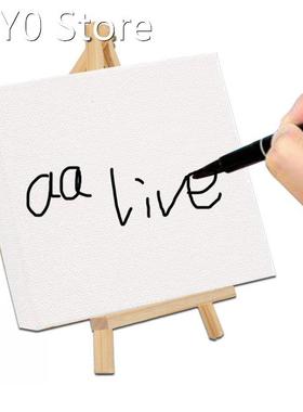 10 Pack Portable Easel Canvas Set For Oil Acrylic Adults Tee