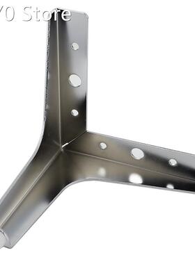 4pcs/lot Triangular Metal Furniture Leg Support Silver Coffe