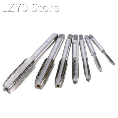 7Pcs Thread Tap M3-M12 HSS Metric Tapper Right Hand Thread T