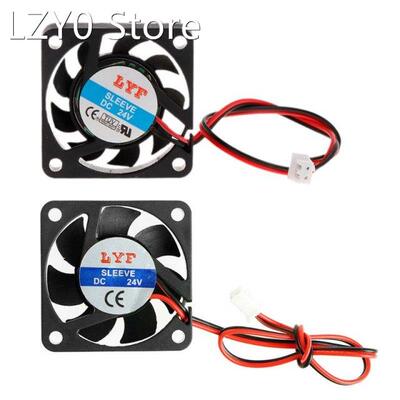 DC 24V 0.10A 2-Pin 40x40x10mm PC Computer CPU System Brushle