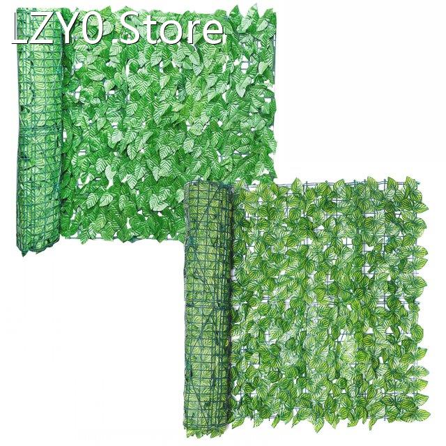 Artificial Green Leaf Screening Roll UV Fade Protected Priva