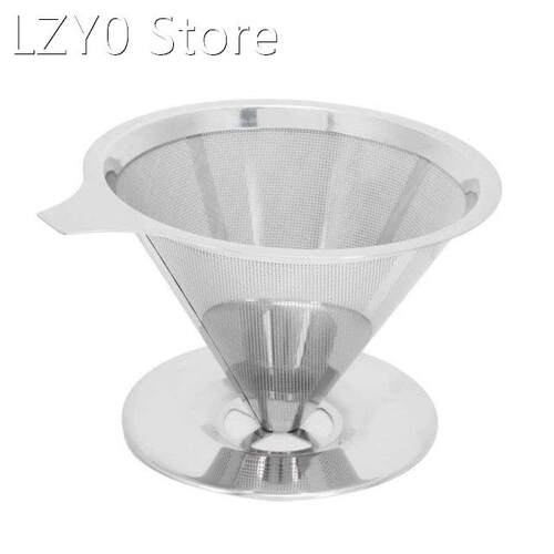 Coffee Dripper Coffee Filter Cup Washable Funnel Cup Reusabl
