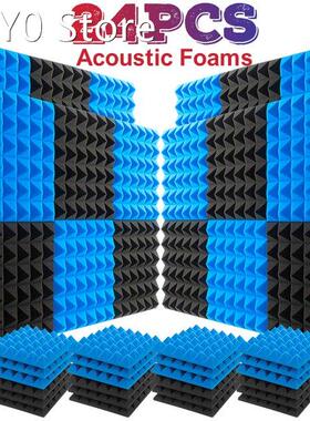 24pcs Soundproofing Foam Acoustic Foam Sound Treatment Studi