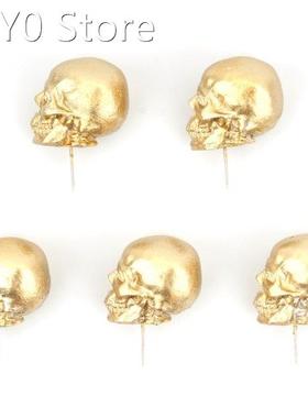 5pcs/box Resin Skull Thumbtack Drawing Pins Pushpin Board Ph