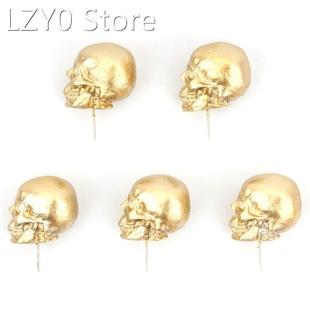 5pcs/box Resin Skull Thumbtack Drawing Pins Pushpin Board Ph