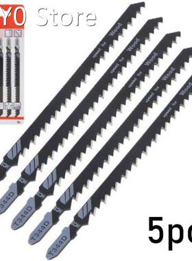 5pcs T344D 6T T-Shank Jigsaw Blades Cutter For Wood Plastics