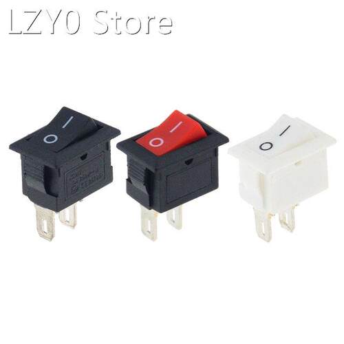 10PCS Push Button Switch 10x15mm SPST 2Pin 3A 250V KCD11 Sn