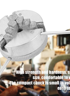 Manual hree Jaw Chuck  Mini Lathe Easy Install Clamping Diam