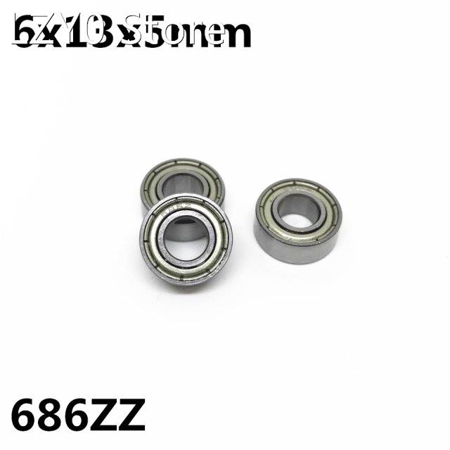 50Pcs 686ZZ 686-2RS L-1360ZZ 6x13x5 mm Deep groove ball bear