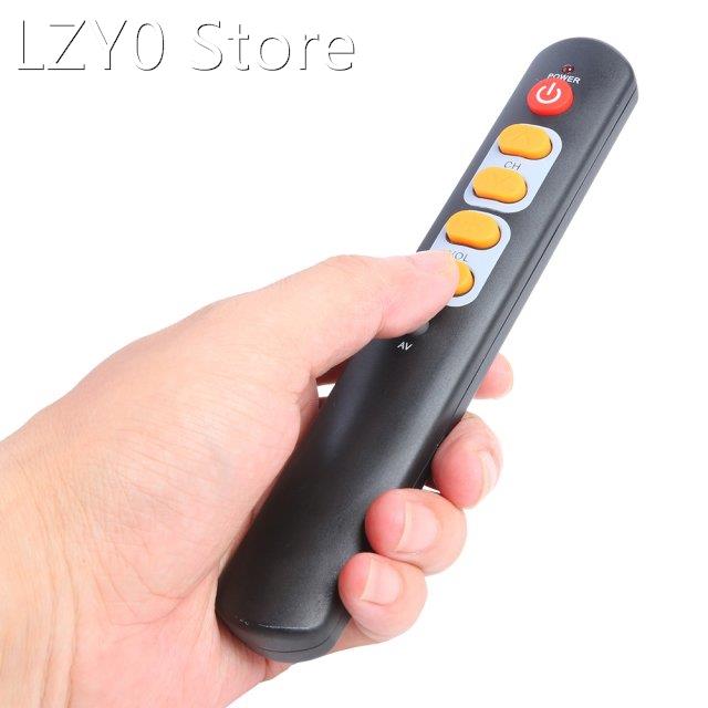 Universal 6 Big Yellow Button Learning Remote Control Copy I