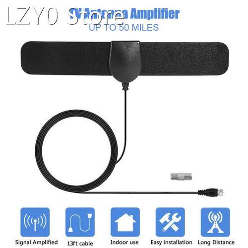 1080P HD Indoor Universal TV Antenna VHF UHF Gain 25dB 25Mi