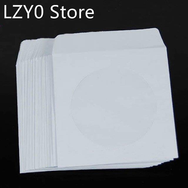 50 pcs 5inch Paper CD DVD Flap Case Cover Envelopes Set T84D