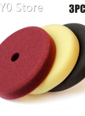 3pcs/set Sponge Buffing Pads Car Polisher Waxing Pads Buffin