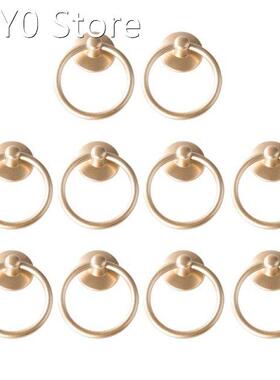10 Pack Cabinet Knob Cupboard Drawer Pull Handle Dresser Rin