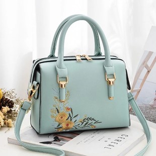2021 Luxury Handbags Embroidered Women Bags PU Leather Cros