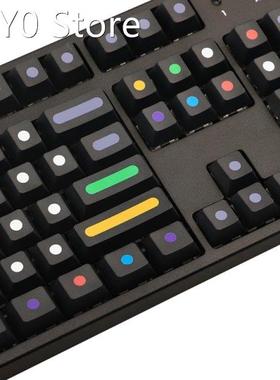 129Keys/set Cherry Profile Dots Keycap PBT 5 Sides Dye Subli