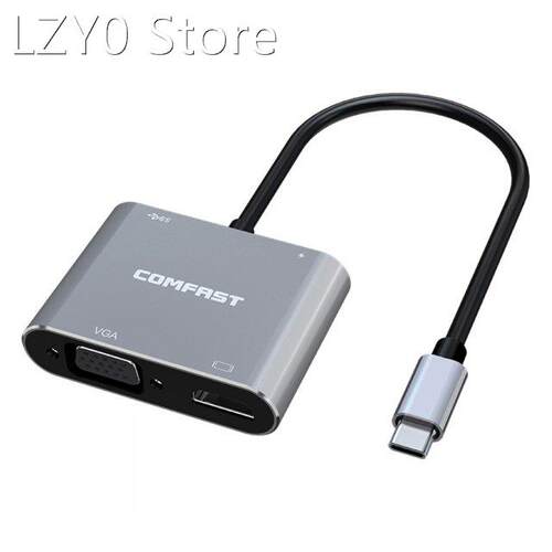 4K 5Gbps USB Fast Charger Adapter USB 3.0 Type-C to HDMI-com