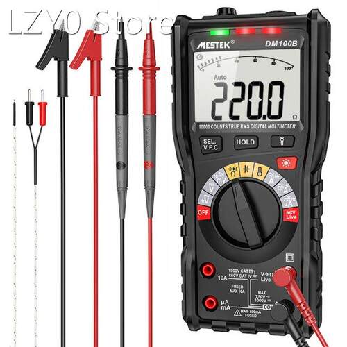 Digital Multimeter LCD Ture RMS NCV LIVE Direct Current AC V