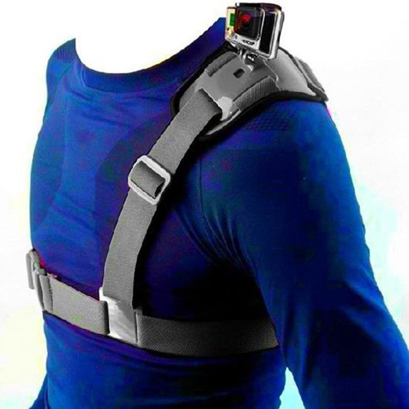 go pro accessories shoulder strap mount harness for gopro he
