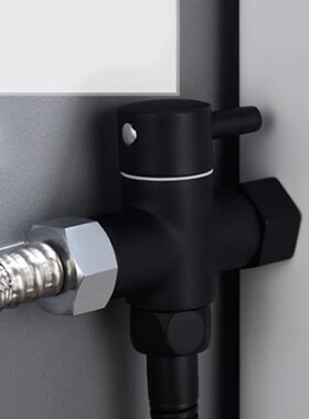 3/8 Brass One In Two Out Three Way Water Divider, Quick Spr