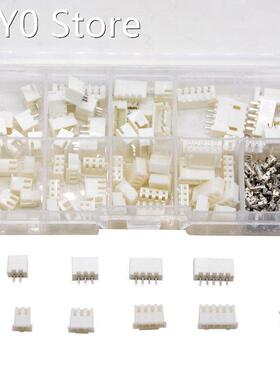 230pcs XH 2.54 2p 3p 4p 5pin 2.54mm Pitch Terminal Kit / Hou