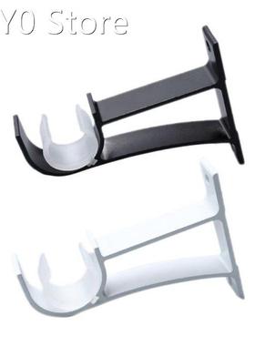 4pcs/set Curtain Rod Brackets Hook Hanger Holder Ceiling Mou