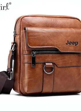 Jeep Luxury Brand Men Messenger Bag Crossbody Business Casu