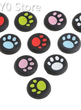 10Pcs/Set Cat Claw Silicone Thumbstick Grips Cap For PlaySta