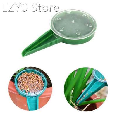 5 File Adjustable Plant Seed Sower Hand Held Flower Grass Pl