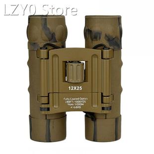 Camouflage 12×25 Waterproof BAK4 Binoculars Telescope