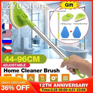 Cleaning Scrub Brush Telescopic Bathtub Cleaner For Clean Ba
