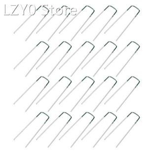 Galvanized Tur Garden Type 20Pcs Landscape Stakes Staples
