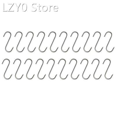 20 Pcs High Quality S Butcher's Hooks Food Grade Sta