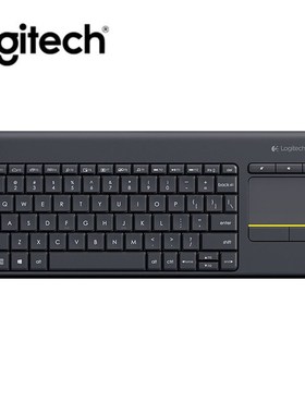 K400 Plus Wireless Touch Keyboard with 3.5-inch Touchpad for