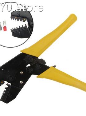 Yellow Ratchet Crimp Tool Pliers 0.5mm2-6.0mm2 Cable Tools A