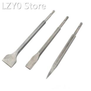 3 Pcs/Set SDS Plus Flat Chisel Point Chisel Bit Impact Drill