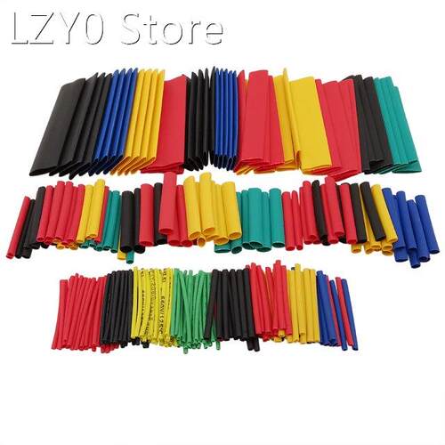 328Pcs Wrap Wire Car Electrical Shrinkable Cable Kit Insulat